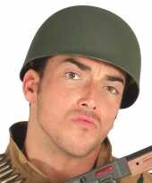 2x stuks amerikaanse soldaten leger helm voor volwassenen