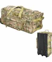 Camouflage weekendtas