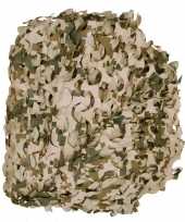 Leger decoratienet desert 3 x 1 1 meter