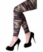 Military look legging dames