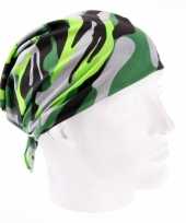 Polyester legerprint bandana 54 x 54 cm